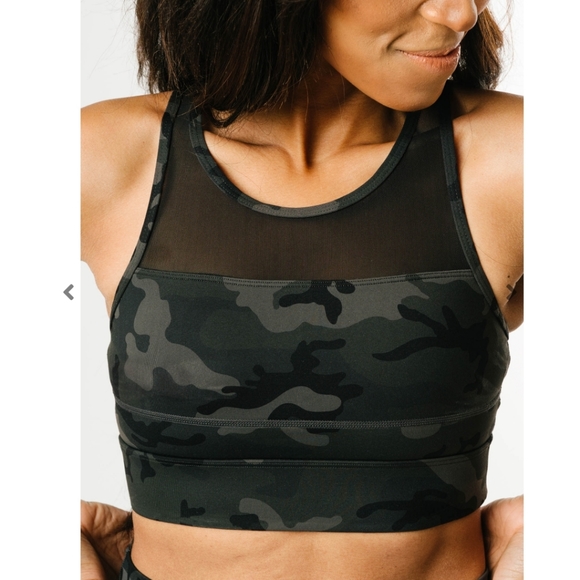 ZYIA Other - NWT Zyia Forest Camo All Star Bra - L